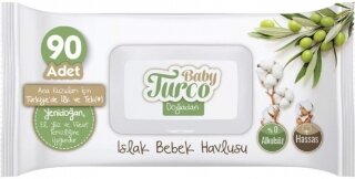 Baby Turco Doğadan Islak Bebek Havlusu 90 Yaprak Islak Mendil kullananlar yorumlar